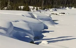 梦见厚厚的积雪