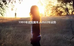 1991年出生属羊人2022年运势