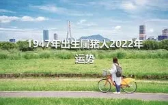 1947年出生属猪人2022年运势