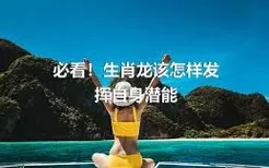 必看！生肖龙该怎样发挥自身潜能